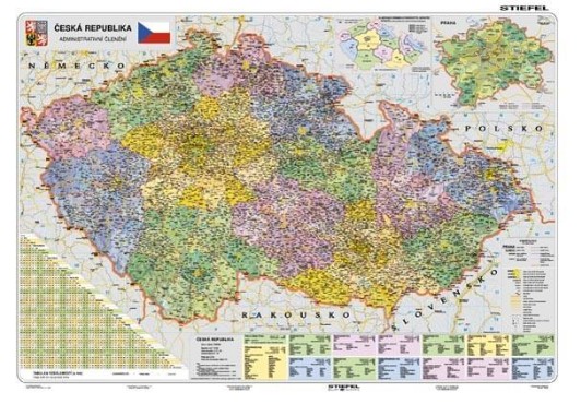 foto �R administrativn� �len�n� � kraje, 135�100 cm